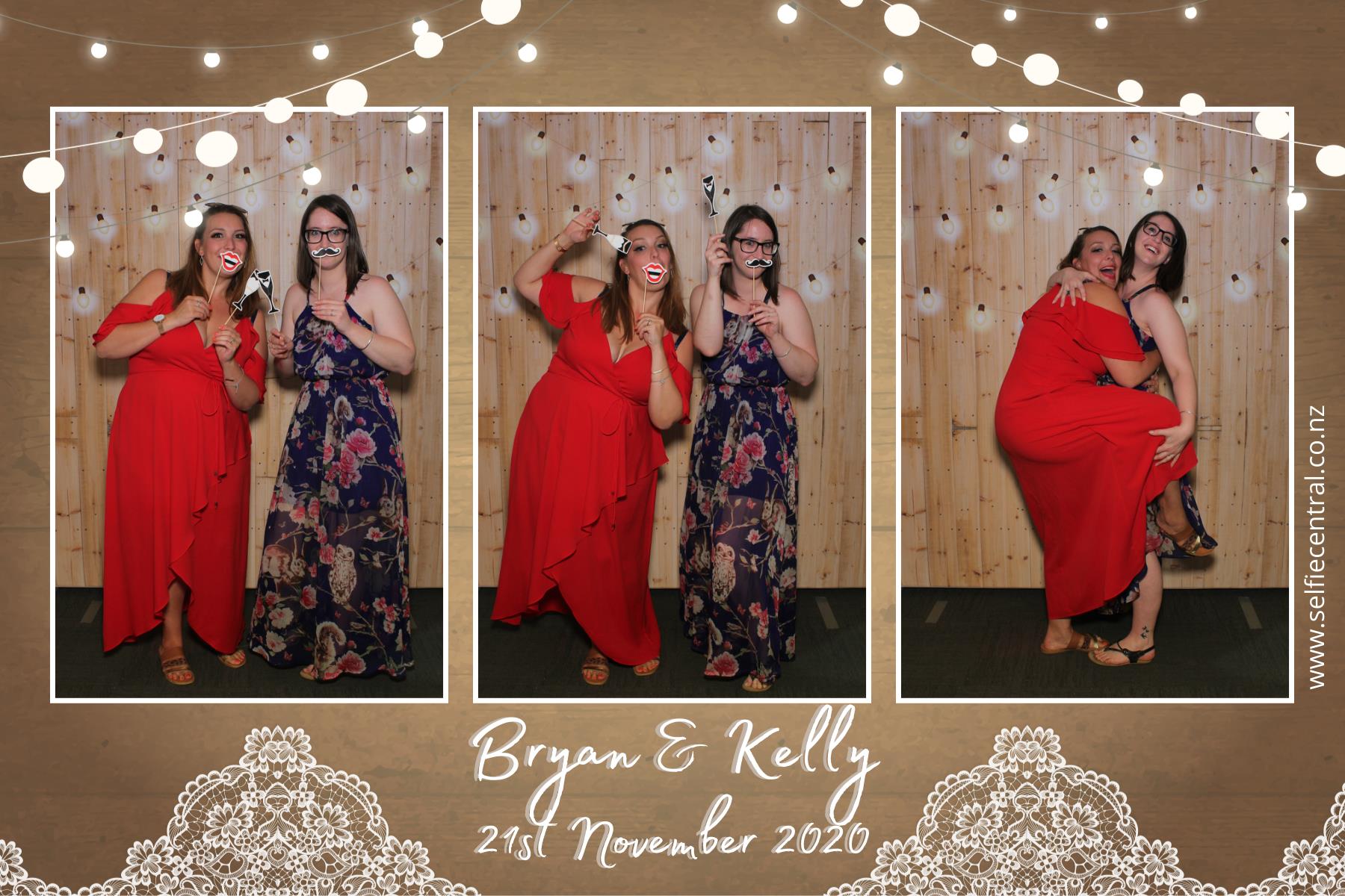 Bryan & Kelly's wedding | View more photos from the event at gallery.photobooth.co.nz/u/SelfieCentral/Bryan-Kellys-wedding
